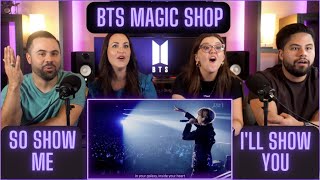 First time ever watching BTS “MAGIC SHOP Live”  BTS Really does love ARMY 😍🥹  Couples React [upl. by Enywtna188]