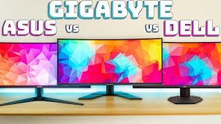 Asus VG34VQL1B vs Gigabyte G34WQC vs Dell S3422DWG [upl. by Curtis959]