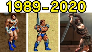 Evolution of Golden Axe Games 1989 to 2020  11 Games HD [upl. by Yrrehs919]