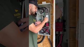 Generac Service Entrance Rated 200 Amp Transfer Switch electrician generac generator bluecollar [upl. by Nodgnal71]