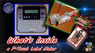 Whats Inside a Label Maker  P Touch salvage for FREE parts [upl. by Marcell883]