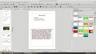 LibreOffice Impress  Adding and Formatting Notes [upl. by Dardani377]