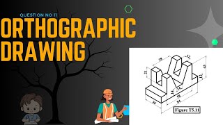 ORTHOGRAPHIC PROJECTION  T511  ENGINEERING DRAWING EngineeringStudios174 [upl. by Nimrak]