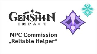 NPC Commission Reliable Helper Mountaintop ver  Genshin Impact  No Commentary [upl. by Eirrod615]