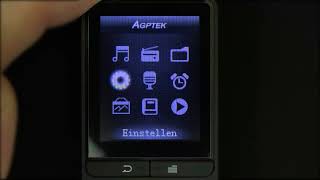 AGPtek A 20 mod 2017 mp3 player 8GB [upl. by Eldnar853]