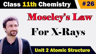 Moseley law class 11 chemistry [upl. by Isaacson]