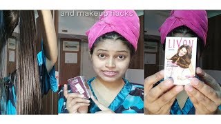 New livon serum honest review in hindiHow to apply hair serum full demo [upl. by Katharina246]