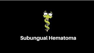 Subungual Hematoma [upl. by Miquela847]