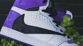 Fragment Travis Scott Air Jordan 1s I Handcrafted How To [upl. by Bensky313]