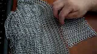 Chainmaille Tutorial Part 5 90 and 45 degree suture [upl. by Esylle580]