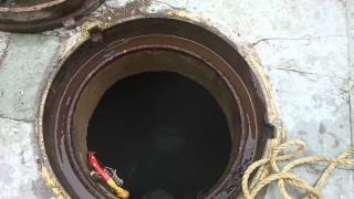 Underground water tank cleaning  wwwmagicdusterorg [upl. by Nylorahs]