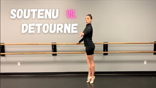 Soutenu vs Detourne  Ballet Terminology [upl. by Emmott277]