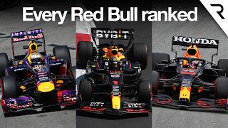 Ranking every Red Bull F1 car [upl. by Noyar]