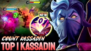 WILD RIFT COUNT KASSADIN  TOP 1 KASSADIN GAMEPLAY  SOVEREIGN RANKED [upl. by Raymond]