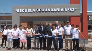 Inauguración del edificio de la Escuela Secundaria N° 82 en la localidad de Basail Chaco [upl. by Iramaj40]