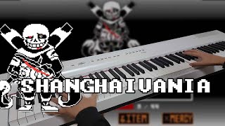 InkSans Phase 3 Theme Shanghaivania Piano Cover Undertale AU [upl. by Batholomew]