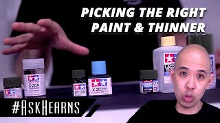 How To Pick The Right Paint amp Thinners  TAMIYA  askHearns [upl. by Wesla298]