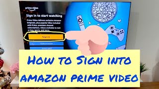 How to Sign In Amazon Prime Video Account from Smart TV [upl. by Ezekiel]