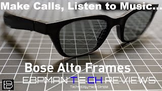 Bose Alto Frames  Listen to Music and Take Calls with these sunglasses [upl. by Ecinrev]