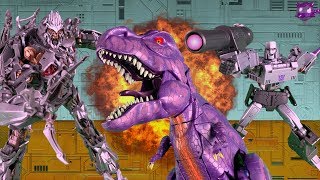 Megatron VS Megatron VS Megatron Transformers Stop Motion Animation Battle [upl. by Assenat]