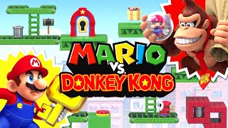 Mario vs Donkey Kong  New Nintendo Switch Game FULL DEMO PLAYTHROUGH [upl. by Aerbua]