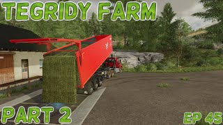 The Final Hemp Harvest Part 2  Tegridy Farm Ep 45  FS 22 Hemp Farming [upl. by Blood]