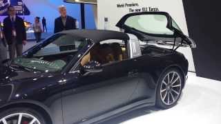 2014 Porsche 911 Targa Power Targa Top Operation [upl. by Atekahs997]