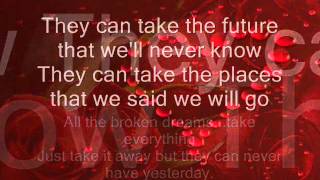 YESTERDAY Lyrics  Leona Lewis [upl. by Carmella]