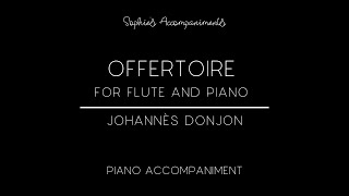 Offertoire by Donjon  Piano Accompaniment [upl. by Thibaud578]