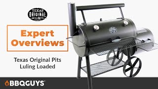 Texas Original Pits Luling Offset Smoker Expert Overview  BBQGuys [upl. by Jeffers976]