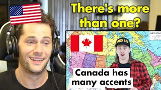 American Reacts to Canadas Different Accents [upl. by Alida]