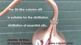 alembic 30 litres Copper Column [upl. by Naujed]