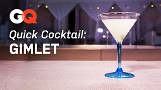 How to Make a Gimlet – Quick Cocktail – America’s Bartender – GQ Magazine [upl. by Lenhart]