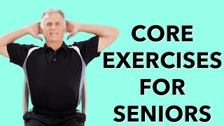 Simple Seated Core Strengthening Workout for Seniors At Home [upl. by Nehgaem]