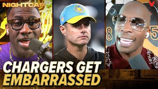 Shannon Sharpe amp Chad Johnson react to Raiders BLASTING Chargers on Thursday night  Nightcap [upl. by Nole]