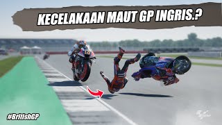 MOTOGP™️24❗MARTIN KETARKETIR HAMPIR MAMPUS💥DI HANTAM MOTOR MARINI❓😱BritishGP 🇬🇧 GP™️24 TV REPLAY [upl. by Ayidan166]