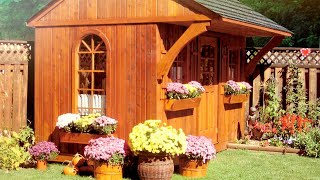 50 Garden Shed Ideas  Clever Design Ideas for a Tiny and Small Shed [upl. by Adnal448]