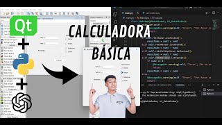 Crea tu propia calculadora  Python  PyQt5  Qt Designer y ChatGpt [upl. by Hamann107]