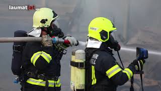 Großbrand auf Bauernhof in Vorchdorf [upl. by Ernest637]