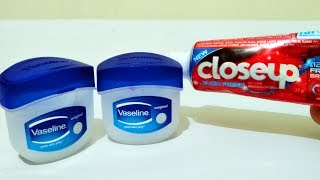 Vaseline Close Up Toothpaste Gel That Can Change Life Forever Hand Beauty Skin Care Life Hacks [upl. by Ehcar630]