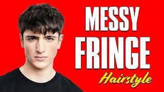 The Messy Fringe Haircut Is Back  Best Mens Hairstyles For 2024 [upl. by Marcin]