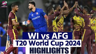 WI vs AFG T20 World Cup 2024 Highlights West Indies vs Afghanistan T20 World Cup Full Highlights [upl. by Ninetta]