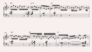 Keith Jarrett  Basin Street Blues transcription [upl. by Oiralednac]