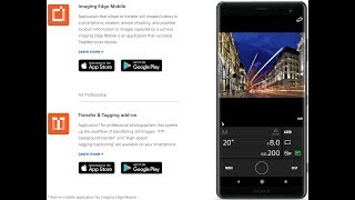 אפליקציית סוני לשליטה וצפיה למצלמות סוני  Sony Imaging Edge Mobile [upl. by Wickman]