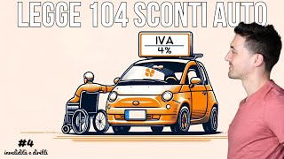 Legge 104 e acquisto auto tutte le agevolazioni in 5 minuti [upl. by Jacobson]