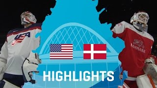 Usa  Denmark  Highlights  IIHFWorlds2017 [upl. by Zendah]