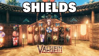 Shields  An Informal Overview  Valheim [upl. by Laeahcim874]