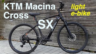 KTM Macina Cross SX 20 leichtes EBike light ETrekking [upl. by Seko854]