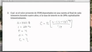 Anualidades ordinarias 1 [upl. by Annoyt]