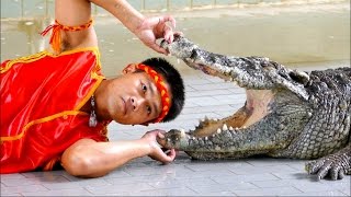 New Crocodile Show Video  Thailand 2016 [upl. by Enomes583]